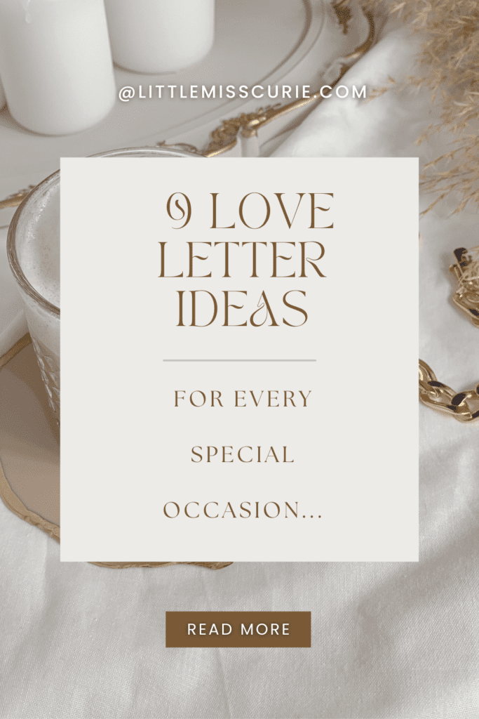 love letter pin