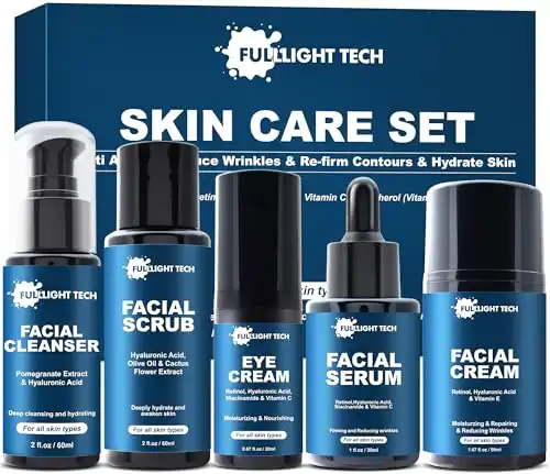 Mens Anti Aging Skin Care Kit for Him